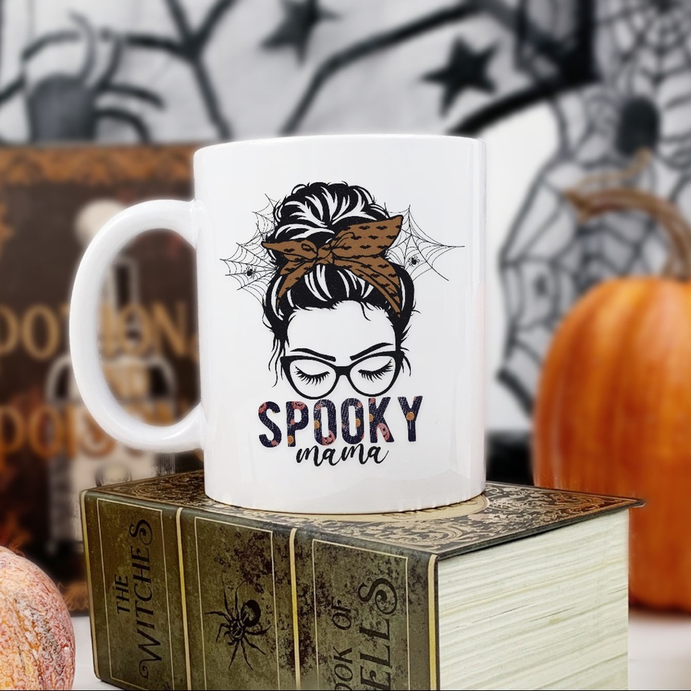 Spooky Mama Halloween Coffee Mug 11 oz
